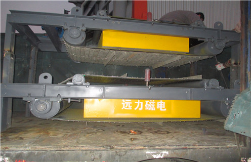 永磁自卸式除鐵器，山東永磁自卸式除鐵器廠(chǎng)家_技術(shù)參數_山東永磁自卸式除鐵器廠(chǎng)家磁塊安裝方式_如何換帶